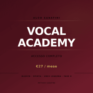 Vocal Academy Accesso COMPLETO